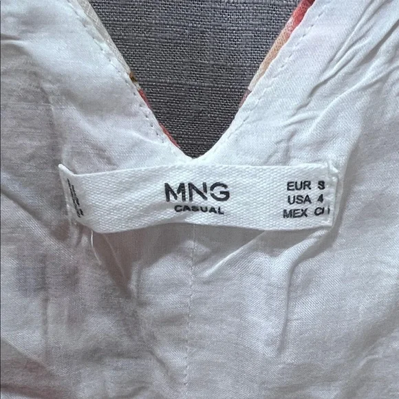 Mango Floral Print Midi Dress with Belt - Picture 2 of 3